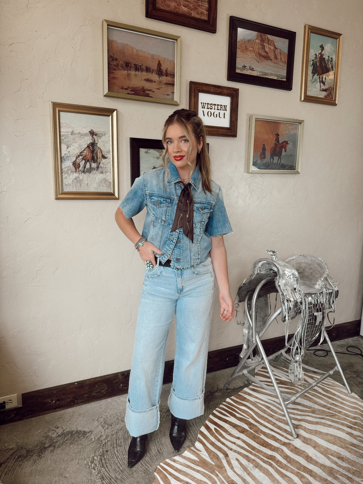 The Fiona Jeans in Light Wash